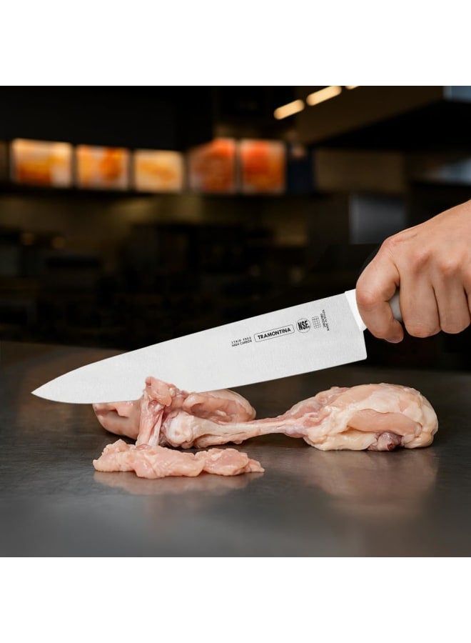 Tramontina Professional Meat Knife, White, 10 inch, 24620080 - Image 2