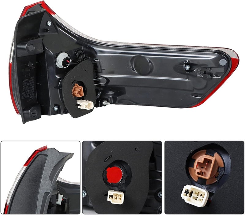 SEBLAFF Rear Left Tail Light Brake Lamp Assembly for 2015-2020 Sienna - Image 2