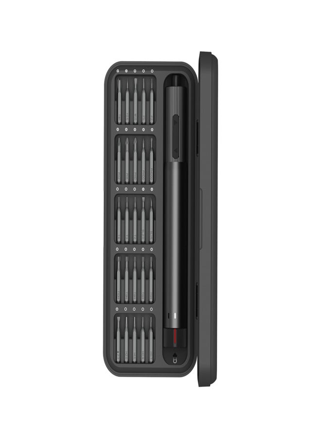 ATuMan E2 Electric Screwdriver Set 2-Speeds Adjustment Portable Screwdriver with 25 Magnetic Bits Rechargeable Repairing Tool Kit with Case - Image 2