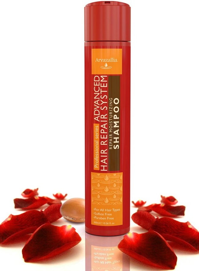 Arvazallia Advanced Hair Repair Moisturizing Sulfate-Free Shampoo with Argan Oil and Macadamia Oil for Dry or Damaged Hair - Image 2