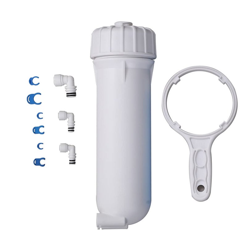 HUINING 3012 RO Membrane Housing with 38 14 Quick ConnectorWrench Set for 200300400500 GPD 28123012 Residential Reverse Osmosis Membrane Water Filter Home Drinking Water Filtration System