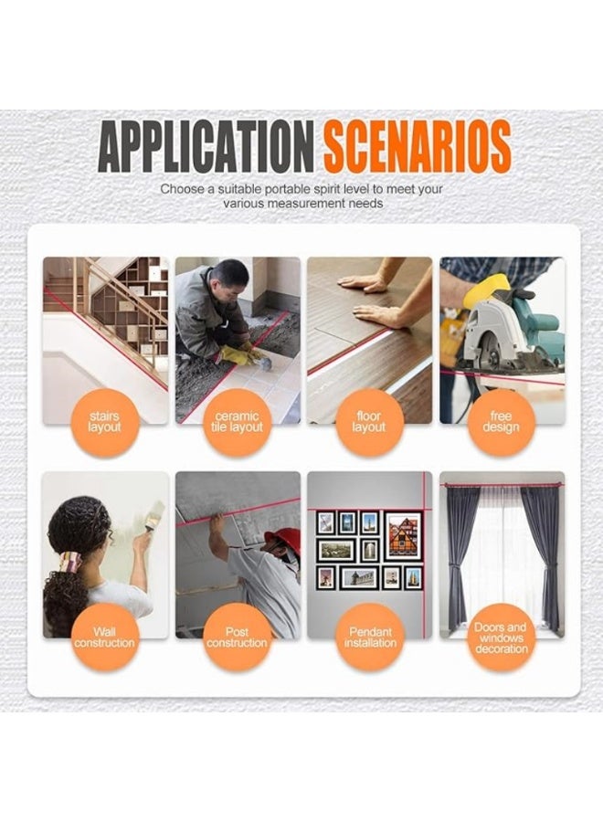 M MIAOYAN Electric drill with 2-in-1 dust collection attachment, level and 500mAh battery, 360° rotating drilling, suitable for construction, hanging pictures, wall writing and painting. - Image 4