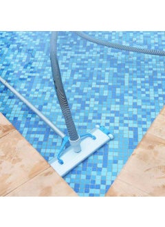 PETSON PETSON 175 Inch Aluminum Anodised Vacuum Head with Bottom Brush and 12 Meter in Length Hose Pipe 38mm EVA Vacuum Hose with Standard Cuff Link  - Image 2