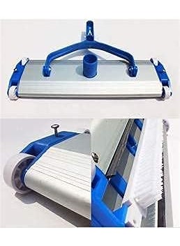 PETSON - PETSON 175 Inch Aluminum Anodised Vacuum Head with Bottom Brush and 12 Meter in Length Hose Pipe 38mm EVA Vacuum Hose with Standard Cuff Link - Image 1