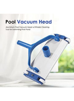 PETSON PETSON 175 Inch Aluminum Anodised Vacuum Head with Bottom Brush and 12 Meter in Length Hose Pipe 38mm EVA Vacuum Hose with Standard Cuff Link  - Image 4