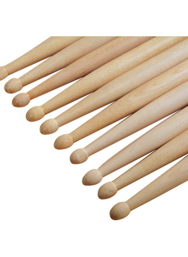 klarako Drumstick 7A Drum Sticks 5 Pairs Multi Color Drum Accessories Light Drumsticks for Kids - Image 3