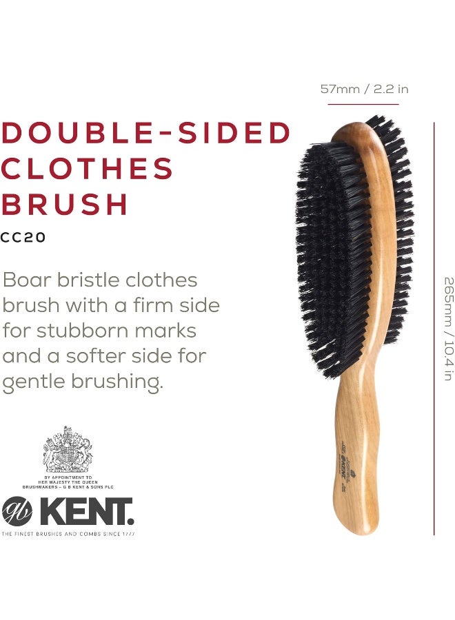 KENT Kent CC20 Double Sided Cherry Wood Clothes Brush  - Image 2