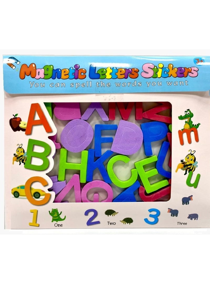 عبوة 4 قطع ملصقات فوم إيفا مغناطيسية متعددة الألوان - Image 2