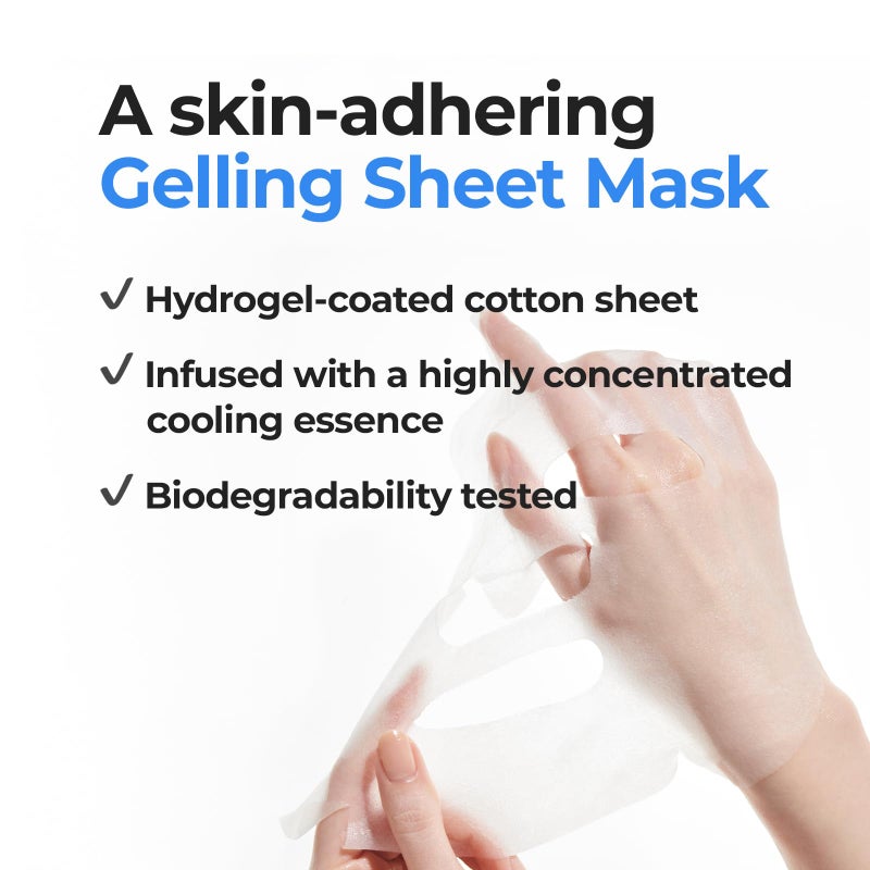 Cell Fusion C Post Alpha First Cooling Mask 5ea with Glacial Water & Panthenol, Hydrating and Plumping Korean Sheet Mask for Sensitive, Dry Skin - Image 4