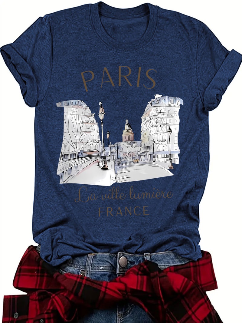 Summer Women'S Pattern Round Neck Short Sleeve Casual Fashion Explosion T-Shirt - Image 3