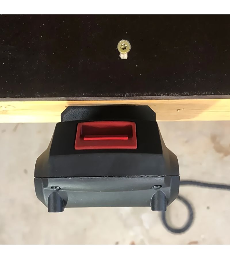 Wall Mounted Storage Rack For 18V Tools 1pc 25x60x51.5mm Space Saving Easy Install - Image 5
