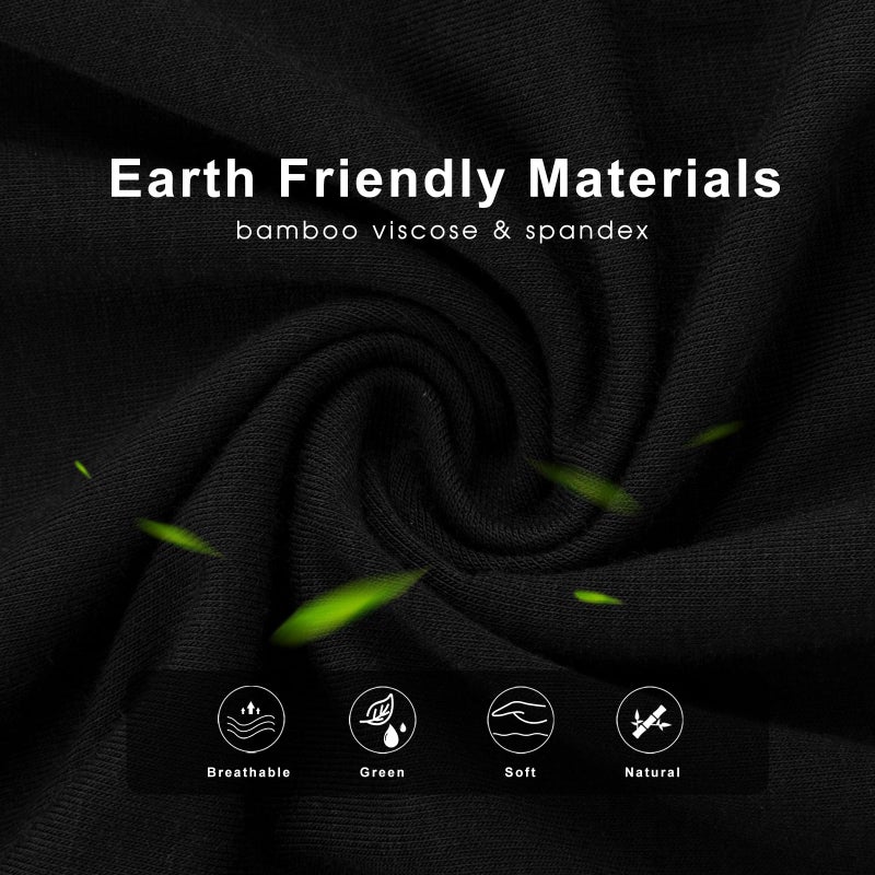 BAMBOO COOL Menâ€™s Pajama Shorts Soft Sleep Shorts Comfy Lounge Pajama Bottoms with Pockets (2 Pack) - Image 5