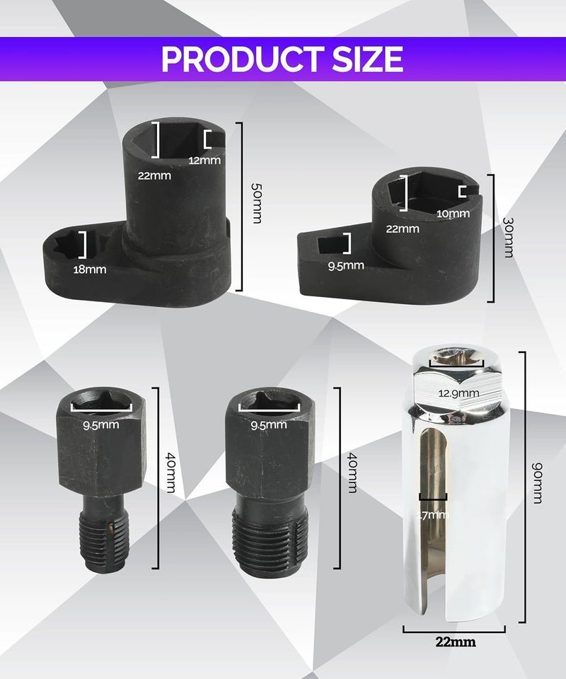 RACOONA O2 Sensor Socket Set - Image 5