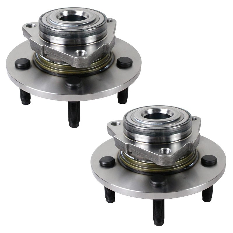 PAROD Pair 515072 Front Wheel Hub and Bearing Assembly Compatible with 2002-2008 Dodge Ram 1500, 5 Lugs - Image 1