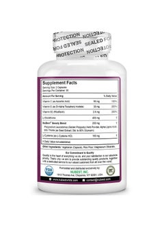 NuBest White Glutathione 400Mg & Milk Thistle Extract Skin Brightening Supplement Supports Beautiful And Radiant Skin Antioxidant & Detoxification 60 Vegan Capsules ; 1 Month Supply  - Image 5