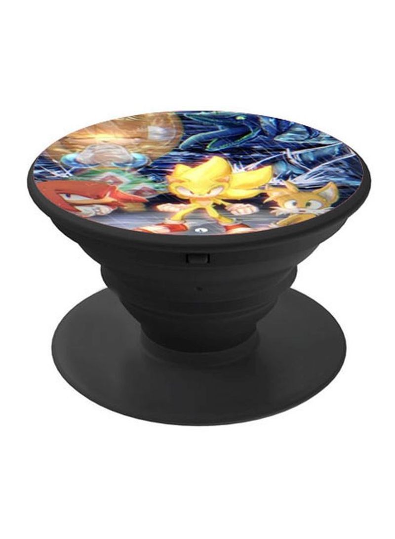 RKN Cartoon Printed Pop Socket Finger Grip Phone Holder Black/Blue/Red - Image 2