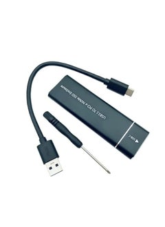 CARE CASE NVME SSD Enclosure, M.2 NVME to USB C Adapter with black case, USB 3.1 Gen 2 (10 Gbps) M2 PCIE SSD