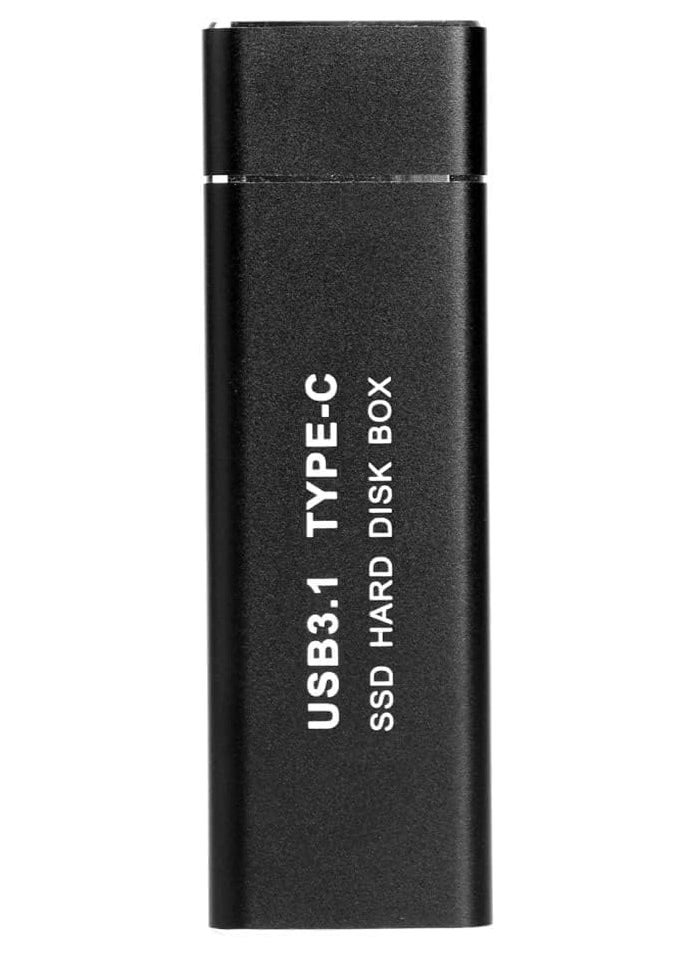 CARE CASE - CARE CASE NVME SSD Enclosure, M.2 NVME to USB C Adapter with black case, USB 3.1 Gen 2 (10 Gbps) M2 PCIE SSD - Image 1