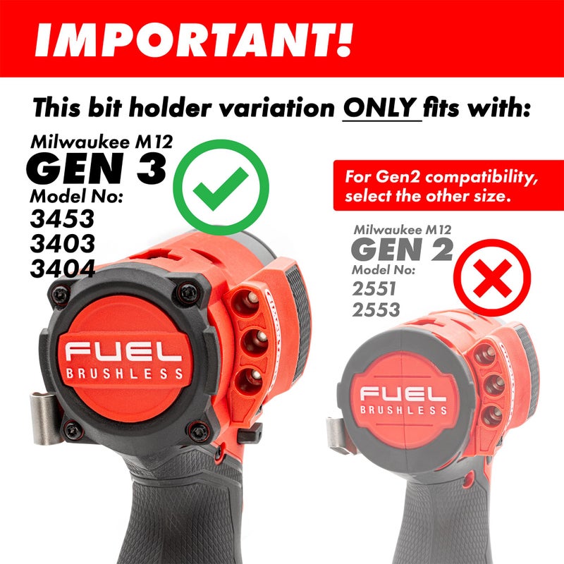 Simon Tools Magnetic Bit Holder for Milwaukee M12 Impact Driver & Drill - Milwaukee Bit Holder for M12 - Image 2