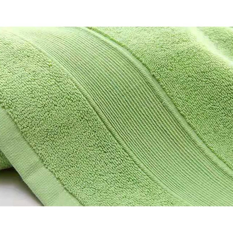 RUIBOLU Hand Towels for Bathroom - Cotton Ultra Soft Highly Absorbent Hand Towel 2 Set  Size 14"" x 30"" Home Bathroom Hand Towels for Bath  Hand  Face  Gym Towel (Green) - Image 3