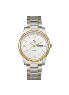 KENNETH SCOTT Men's Analog Round Shape Stainless Steel Wrist Watch K23029-TBTW - 38 Mm  - Image 1