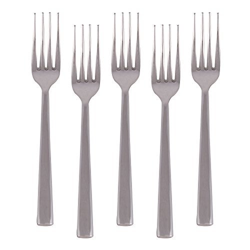 Kishco Ultima Stainless Steel Deluxe Dessert/Dinner Fork Set - Pack of 6 - Image 1