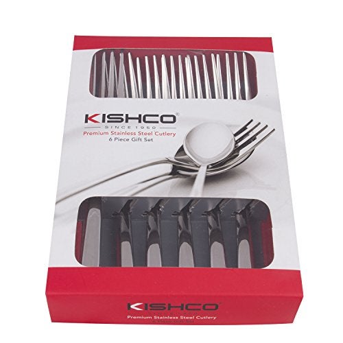 Kishco Ultima Stainless Steel Deluxe Dessert/Dinner Fork Set - Pack of 6 - Image 2