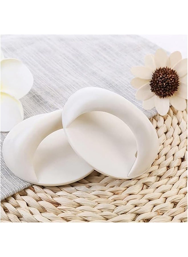 24 Pcs Self-adhesive Round Plastic Handle Handle Hand in Hand, Multi-functional Furniture Auxiliary Handle for Doors, Windows, Cabinets, Drawers, Wardrobes, Glass Doors - Image 4