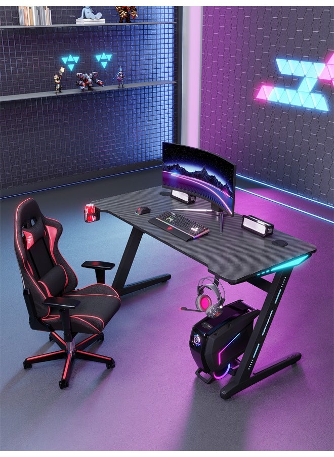 keke - Ergonomic Gaming and Computer Desk with LED Lights 120 CM - Image 1