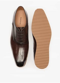 DUCHINI Men's Perforated Oxford Shoes with Lace-Up Closure  - Image 4