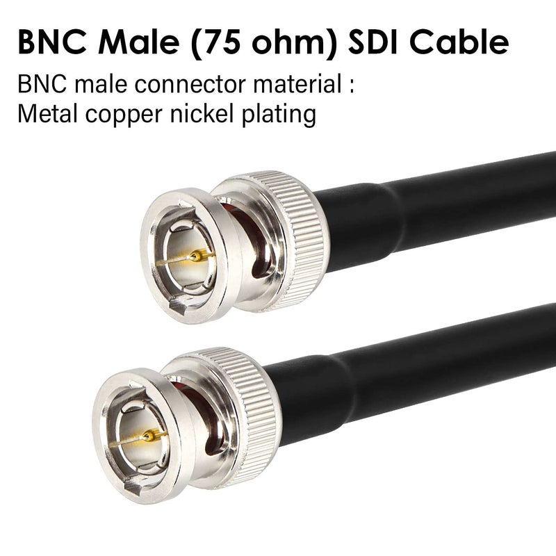 XRDS -RF XRDS -RF 100FT SDI Cable, HD-SDI Cable BNC to BNC Digital Video Cable RG59 BNC Cable Supports HD-SDI/3G/6G-SDI/4K/8K SDI Video Cable Precision Video Cable - Image 2