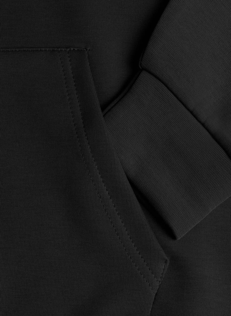 Shapes Black HEAVYWEIGHT PRINTED HOODIE for Men | Best Price UAE