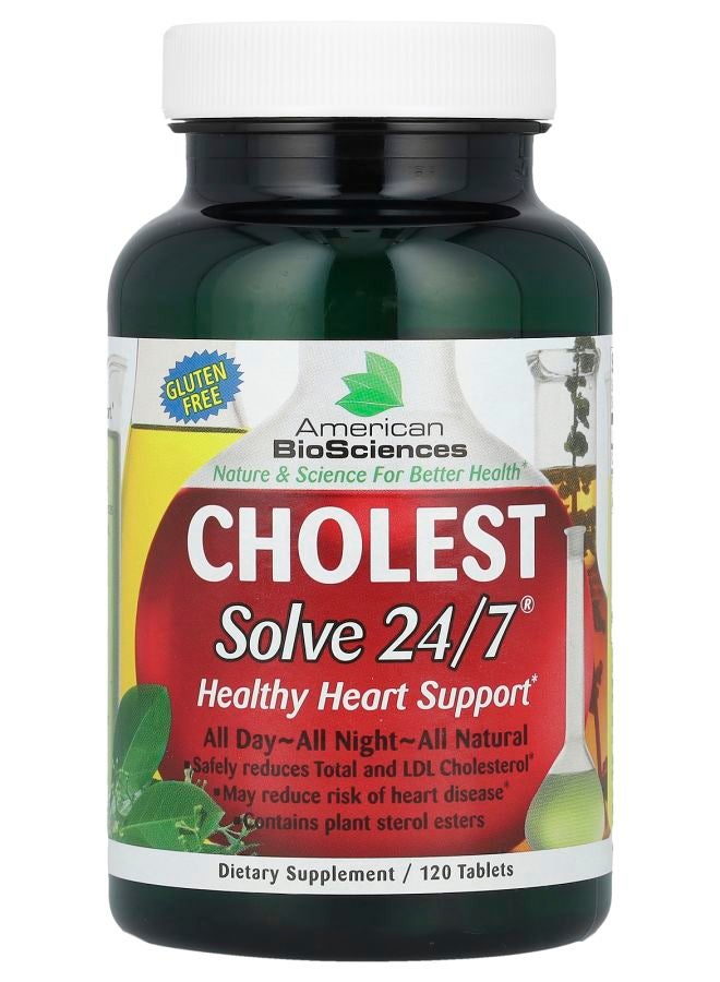 American BioSciences CHOLESTSolve 24/7® 120 Tablets