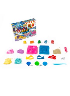 RMS Dough And Sand 4 In 1 – Multi-activity Set With Glow Sealife, Café Play, Sand Castles, And Glitter Unicorns  - Image 1
