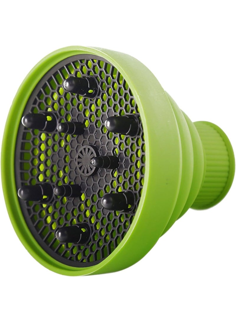 موزع هواء لمجفف الشعر بمقاس عالمي للشعر المجعد وصالونات التجميل أو الاستخدام الفردي اخضر فاتح - Image 1