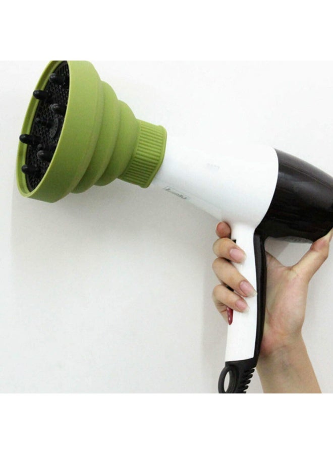 موزع هواء لمجفف الشعر بمقاس عالمي للشعر المجعد وصالونات التجميل أو الاستخدام الفردي اخضر فاتح - Image 4