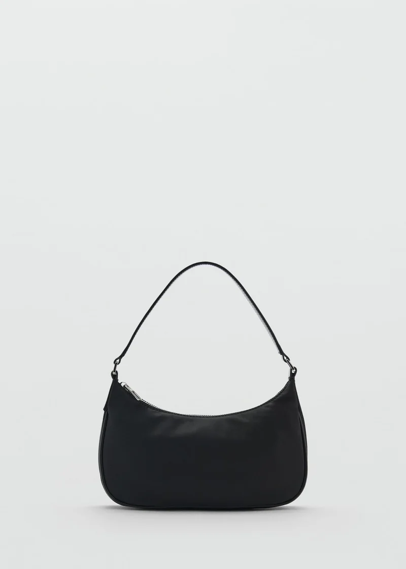 MANGO Small nylon shoulder bag