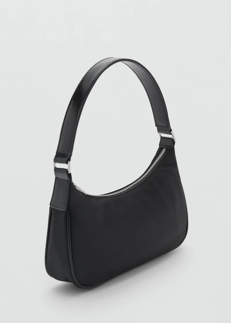 MANGO Small nylon shoulder bag