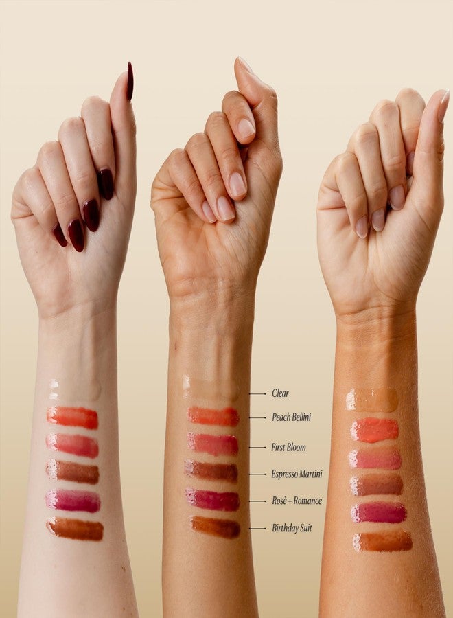 Nakery Plumping Lip Treatment for Dry Cracked Lips - Line Smoothing Lip Plumper for Women with Hyaluronic Acid Serum for Lips - Non Sticky Lip Gloss Plumper for Petal Soft Lips - Espresso Martini - Image 5