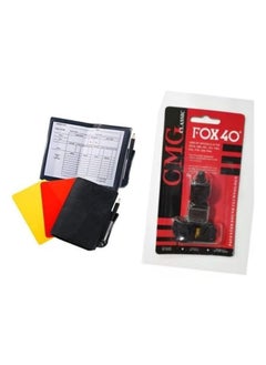 Fox 40 Sports Football Referee Cards Set With whistle  - Image 1