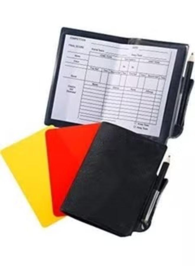 فوكس 40 مجموعة بطاقات حكم كرة القدم الرياضية مع صافرة - Image 2