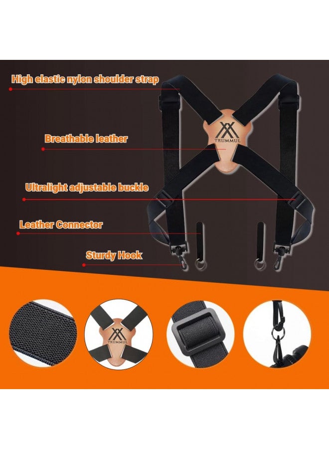 Trummul Binocular Harness Strap Best Chest Harness Strap for Hunters Photographers and Golfers Upgraded Version(Black) - Image 4