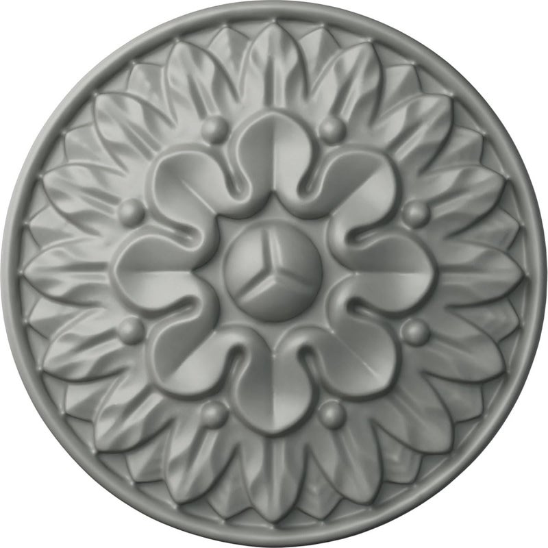 Ekena Millwork ROS02X02ME Medway Round Rosette 5 12OD x 1 18P Primed