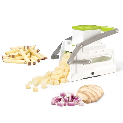 Starfrit Pro Fry Cutter & Cuber - 3-in-1 - Homemade French Fries, Slices and Diced Cubes Potato & Vegetable - Image 1