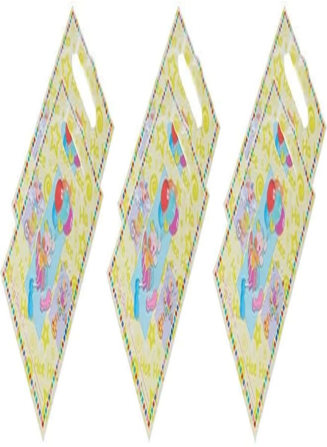 Party - Party clown print gift bags set, 8429/6 multi color set of 6 - Image 1