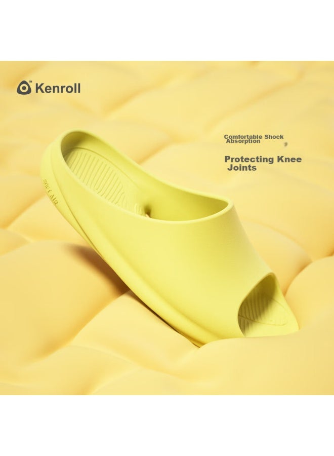 Kenroll Uni Home Bathroom Non-slip Slippers, Comfortable Wrap Lightweight Sandals, Mustard Yellow, Size 35-36 - Image 3
