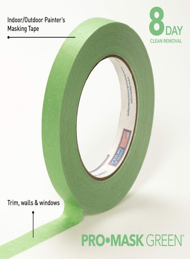 IPG 5803-1 Green, 0.94" x 60 yd, (Single Roll) ProMask, 8-Day Painter's Tape - Image 2