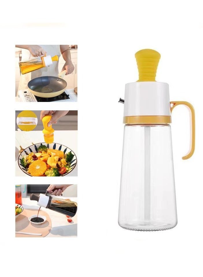 Oil Dispenser Bottle with Silicone Brush - Image 1