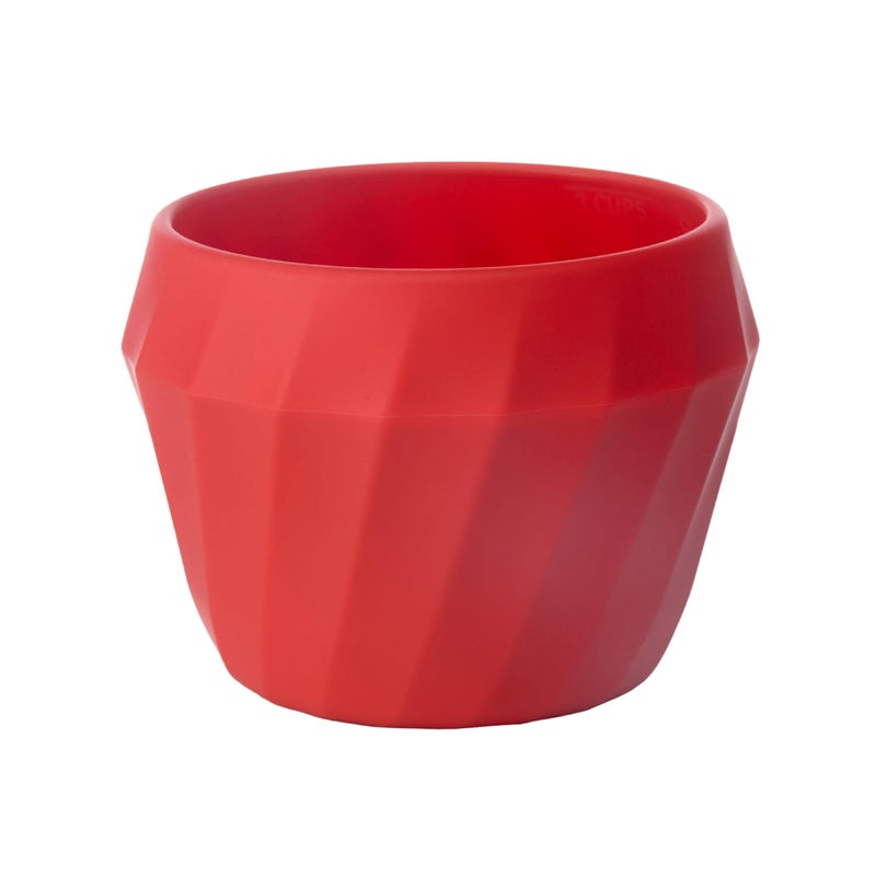 humangear Flexibowl | Convertible Camping Bowl | On the Go | Packable & Easy to Clean, Red - Image 1