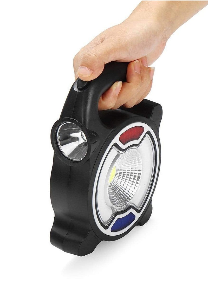 Generic COB Work Light - Solar Emergency Flashlight - ZJ-3199  - Image 2